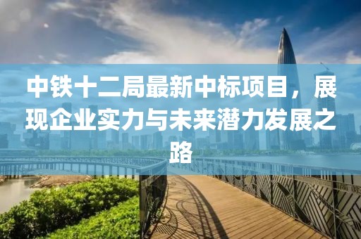 中铁十二局最新中标项目，展现企业实力与未来潜力发展之路