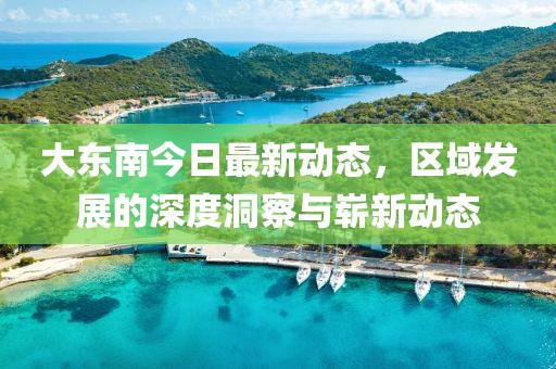 大东南今日最新动态，区域发展的深度洞察与崭新动态