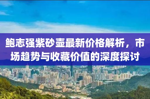 鲍志强紫砂壶最新价格解析，市场趋势与收藏价值的深度探讨