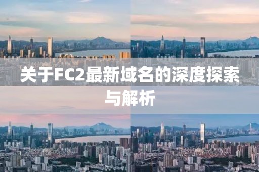 关于FC2最新域名的深度探索与解析