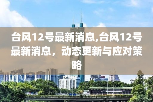 台风12号最新消息,台风12号最新消息，动态更新与应对策略