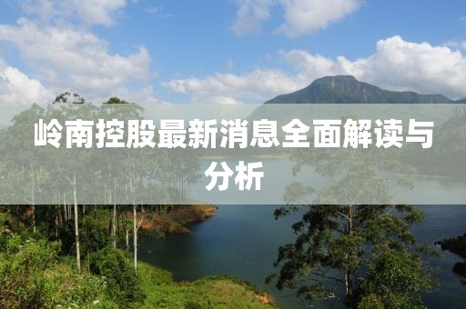 岭南控股最新消息全面解读与分析