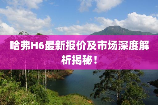 哈弗H6最新报价及市场深度解析揭秘！