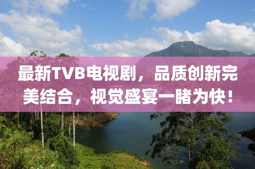 最新TVB电视剧，品质创新完美结合，视觉盛宴一睹为快！