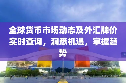 全球货币市场动态及外汇牌价实时查询，洞悉机遇，掌握趋势